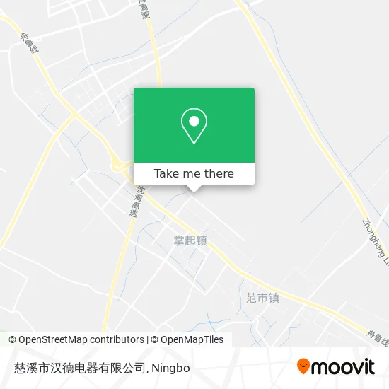 慈溪市汉德电器有限公司 map