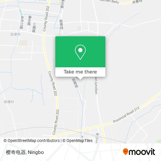 樱奇电器 map