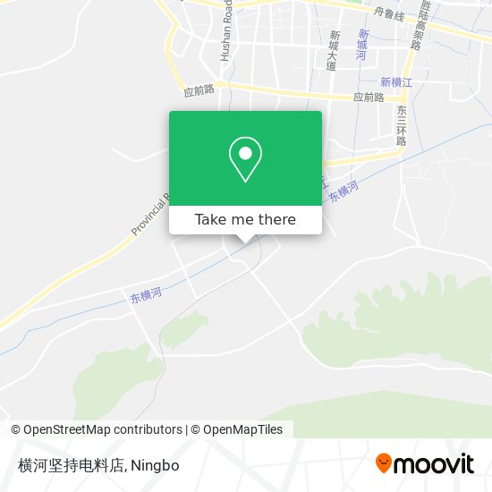 横河坚持电料店 map