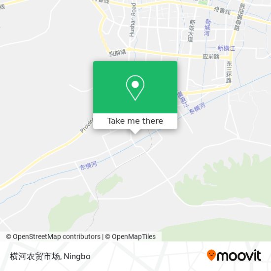 横河农贸市场 map