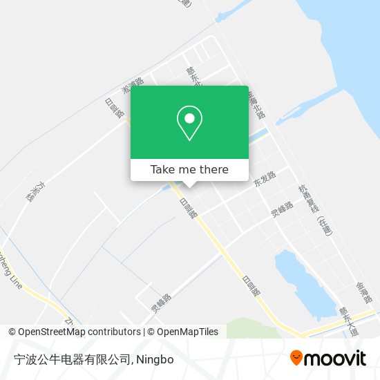 宁波公牛电器有限公司 map