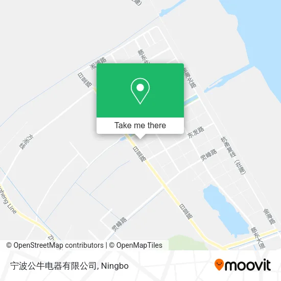 宁波公牛电器有限公司 map