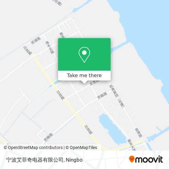 宁波艾菲奇电器有限公司 map