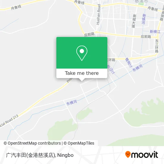 广汽丰田(金港慈溪店) map