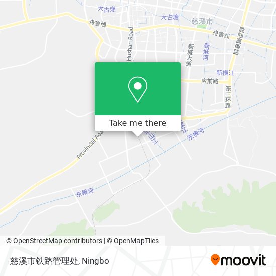慈溪市铁路管理处 map