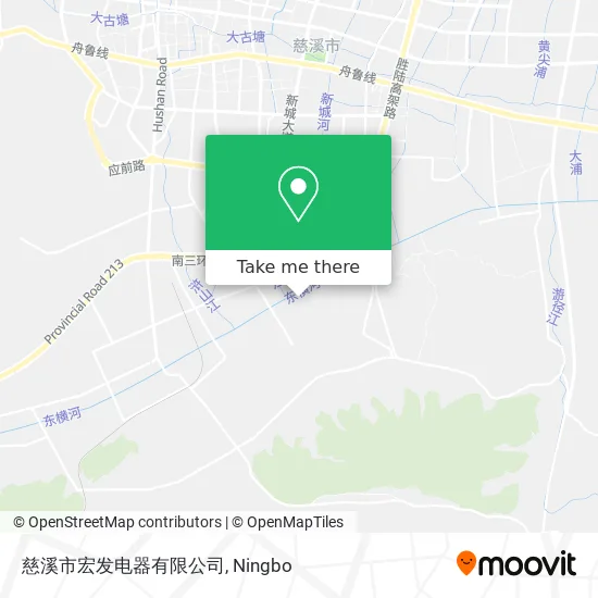 慈溪市宏发电器有限公司 map