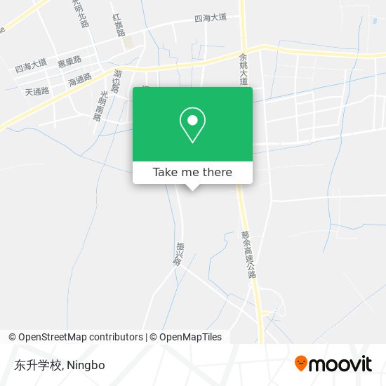 东升学校 map