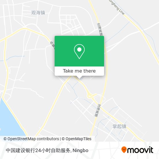 中国建设银行24小时自助服务 map