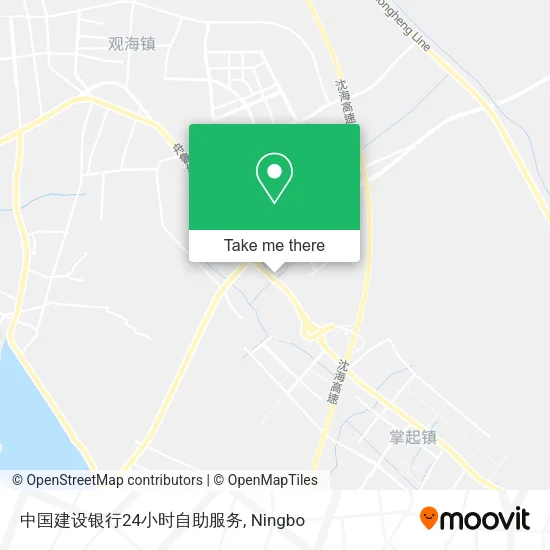 中国建设银行24小时自助服务 map