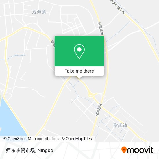 师东农贸市场 map