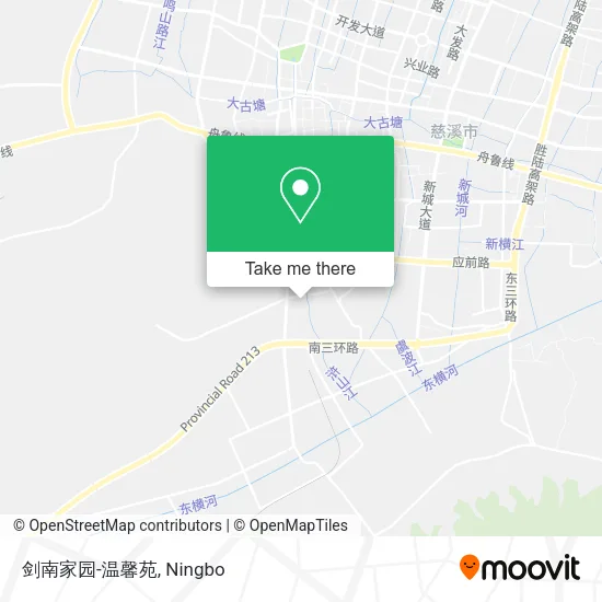 剑南家园-温馨苑 map