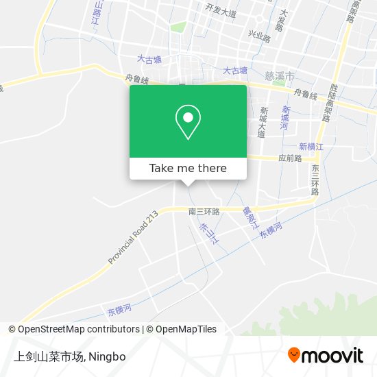 上剑山菜市场 map