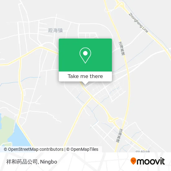 祥和药品公司 map