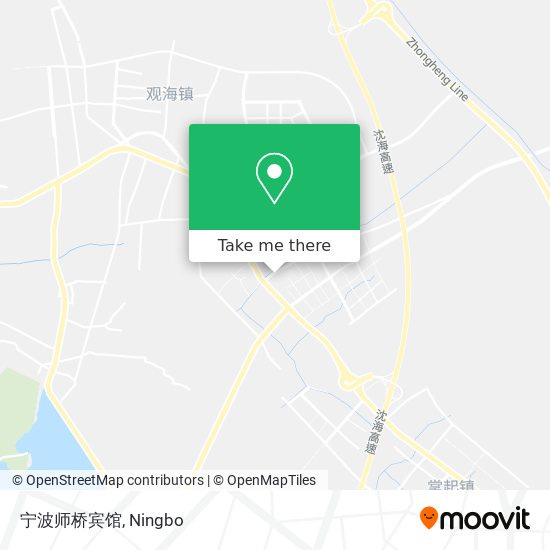 宁波师桥宾馆 map