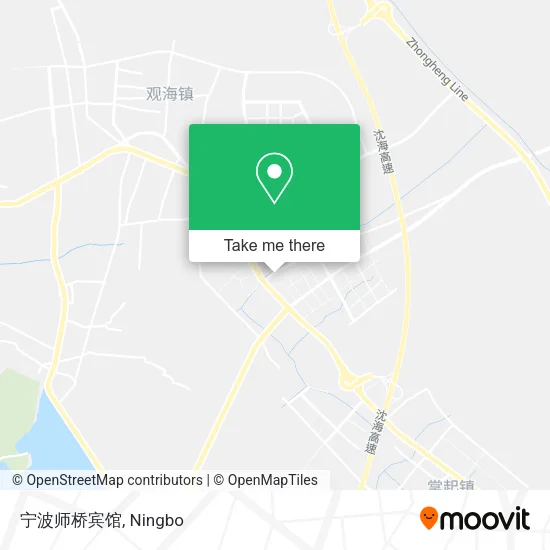 宁波师桥宾馆 map