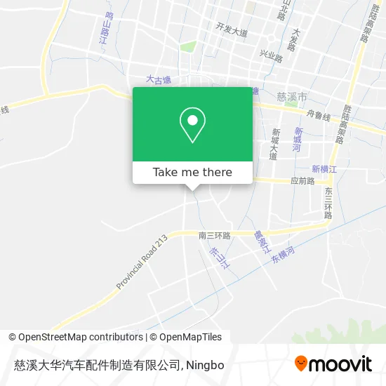 慈溪大华汽车配件制造有限公司 map