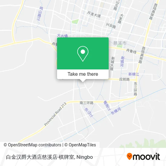白金汉爵大酒店慈溪店-棋牌室 map