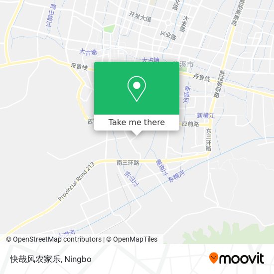 快哉风农家乐 map