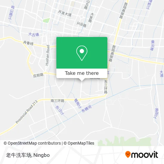 老牛洗车场 map