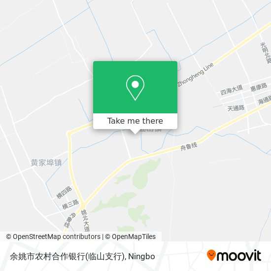 余姚市农村合作银行(临山支行) map