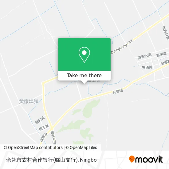 余姚市农村合作银行(临山支行) map