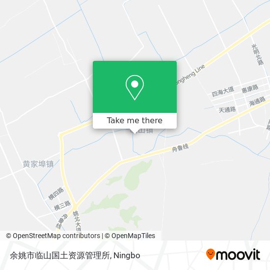 余姚市临山国土资源管理所 map