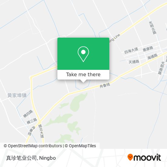 真珍笔业公司 map