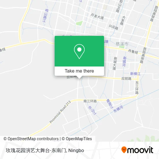 玫瑰花园演艺大舞台-东南门 map