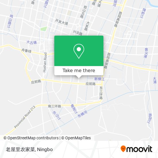 老屋里农家菜 map