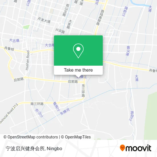 宁波启兴健身会所 map