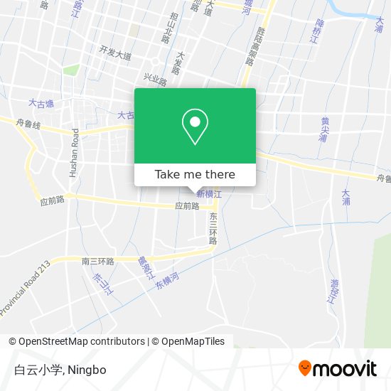 白云小学 map