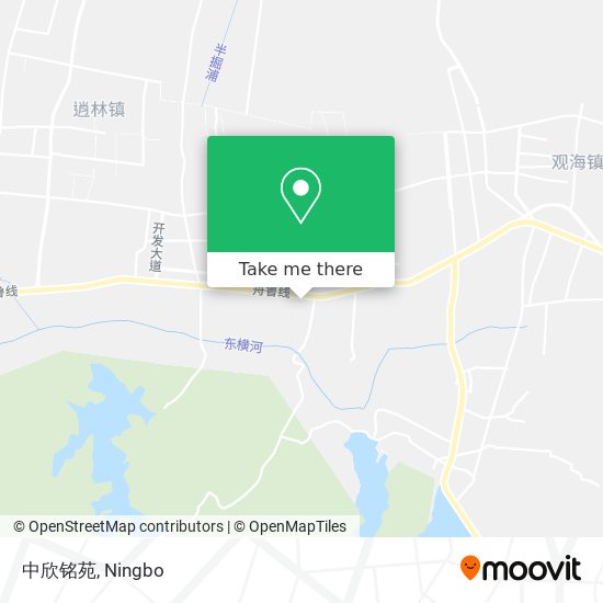 中欣铭苑 map