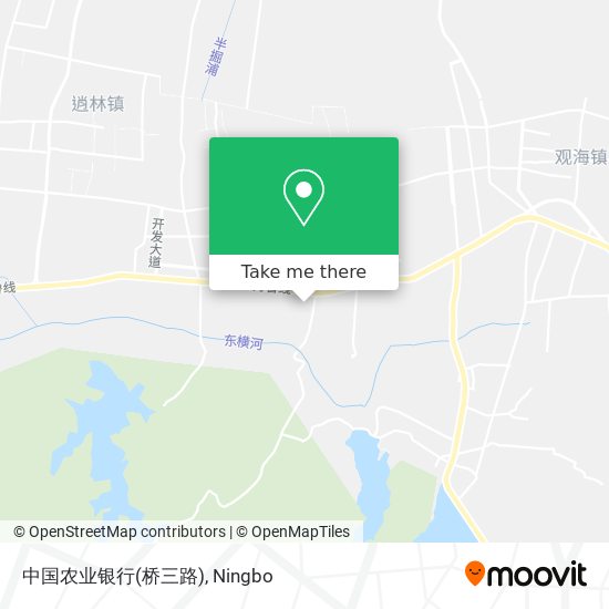 中国农业银行(桥三路) map