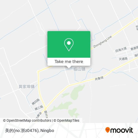 美的(no.浙z0476) map