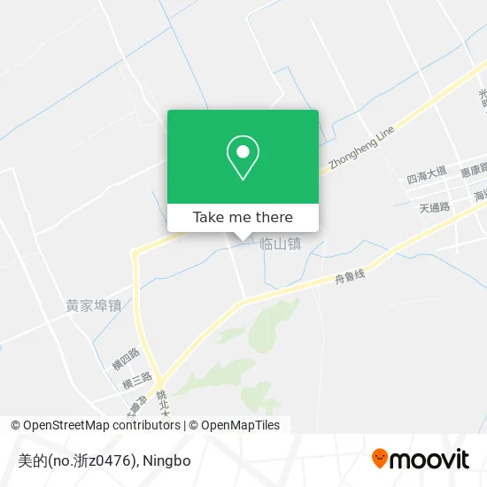 美的(no.浙z0476) map