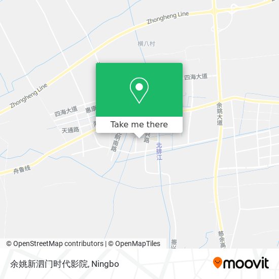 余姚新泗门时代影院 map