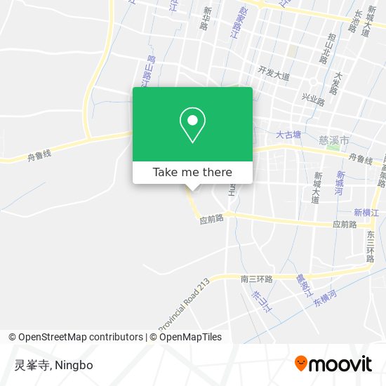 灵峯寺 map