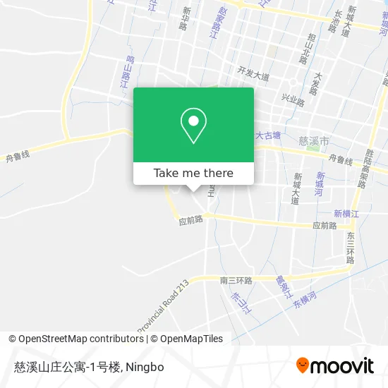 慈溪山庄公寓-1号楼 map