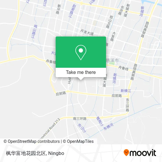 枫华富地花园北区 map