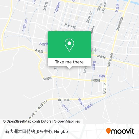 新大洲本田特约服务中心 map