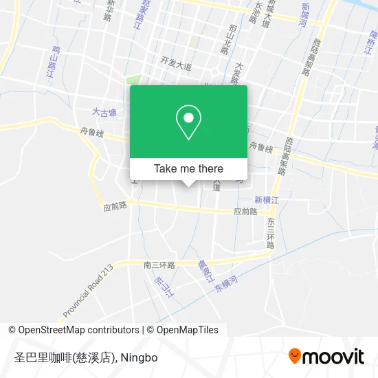 圣巴里咖啡(慈溪店) map