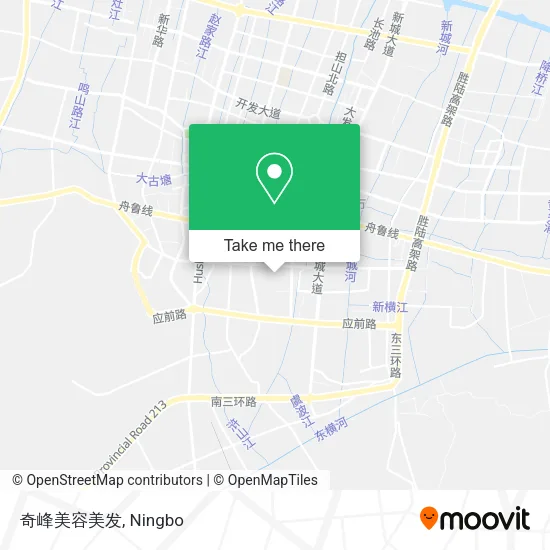 奇峰美容美发 map