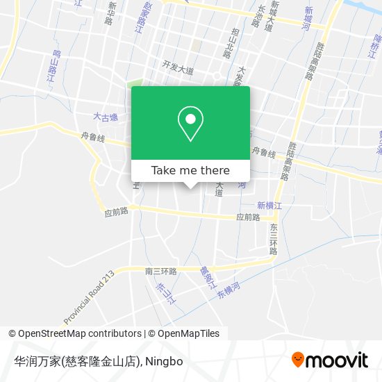 华润万家(慈客隆金山店) map
