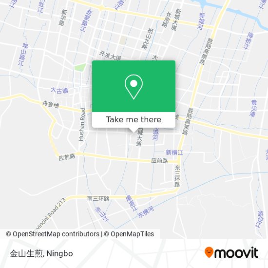 金山生煎 map