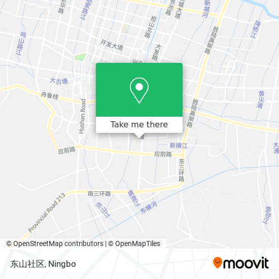 东山社区 map