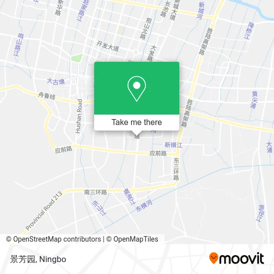 景芳园 map