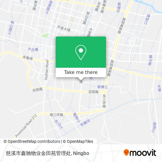 慈溪市鑫驰物业金田苑管理处 map