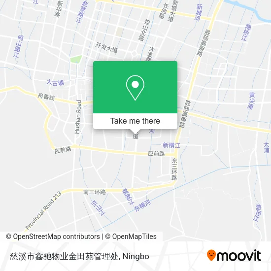 慈溪市鑫驰物业金田苑管理处 map