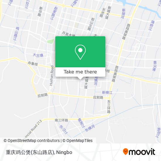 重庆鸡公煲(东山路店) map