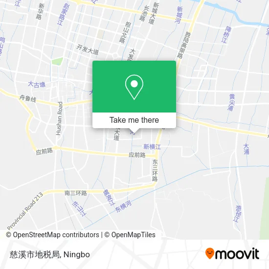 慈溪市地税局 map